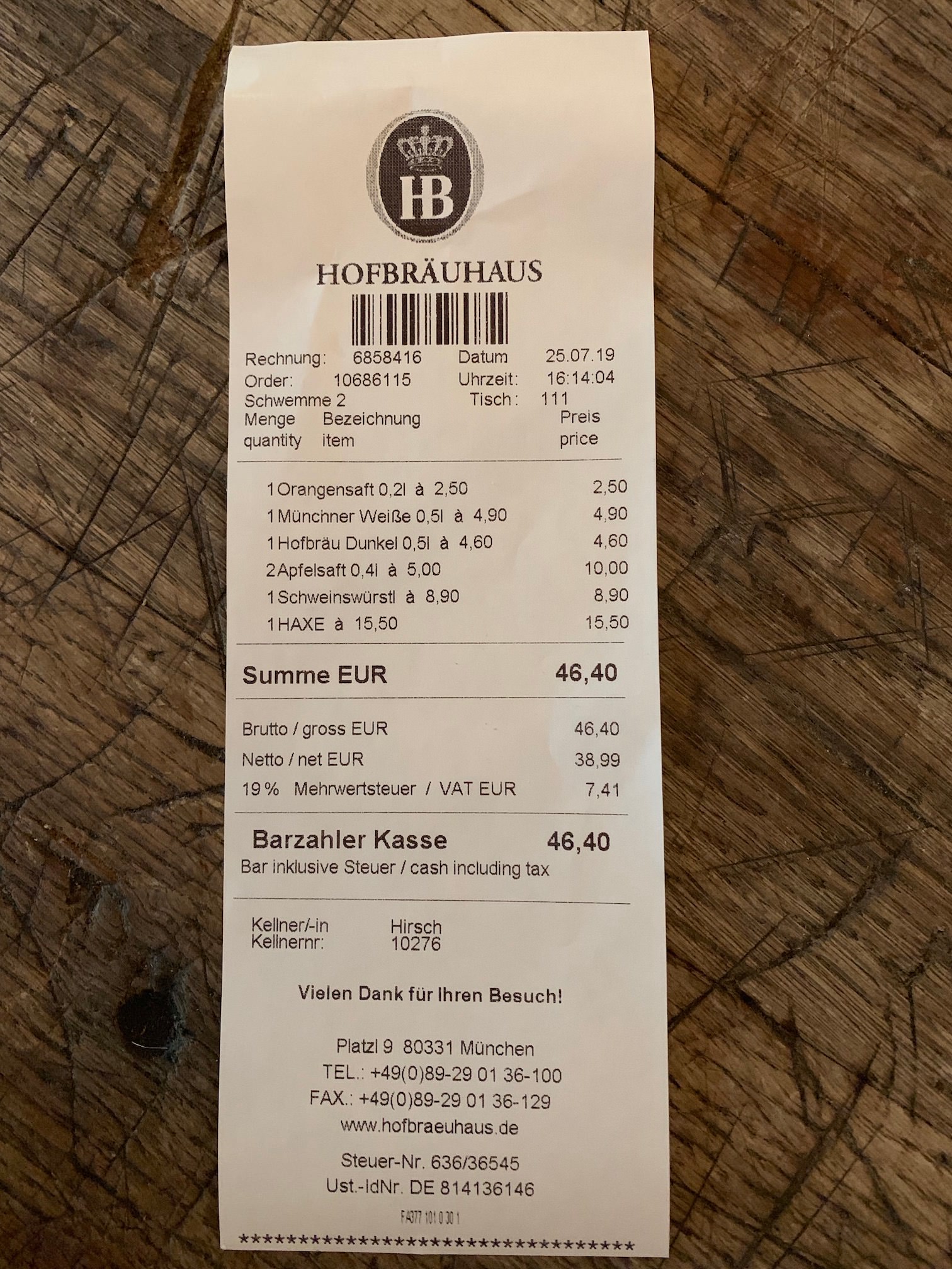 [慕尼黑美食]德國豬腳餐廳HB皇家啤酒屋Hofbräuhaus 空間明亮寬敞 適合多人聚餐喝酒聊天