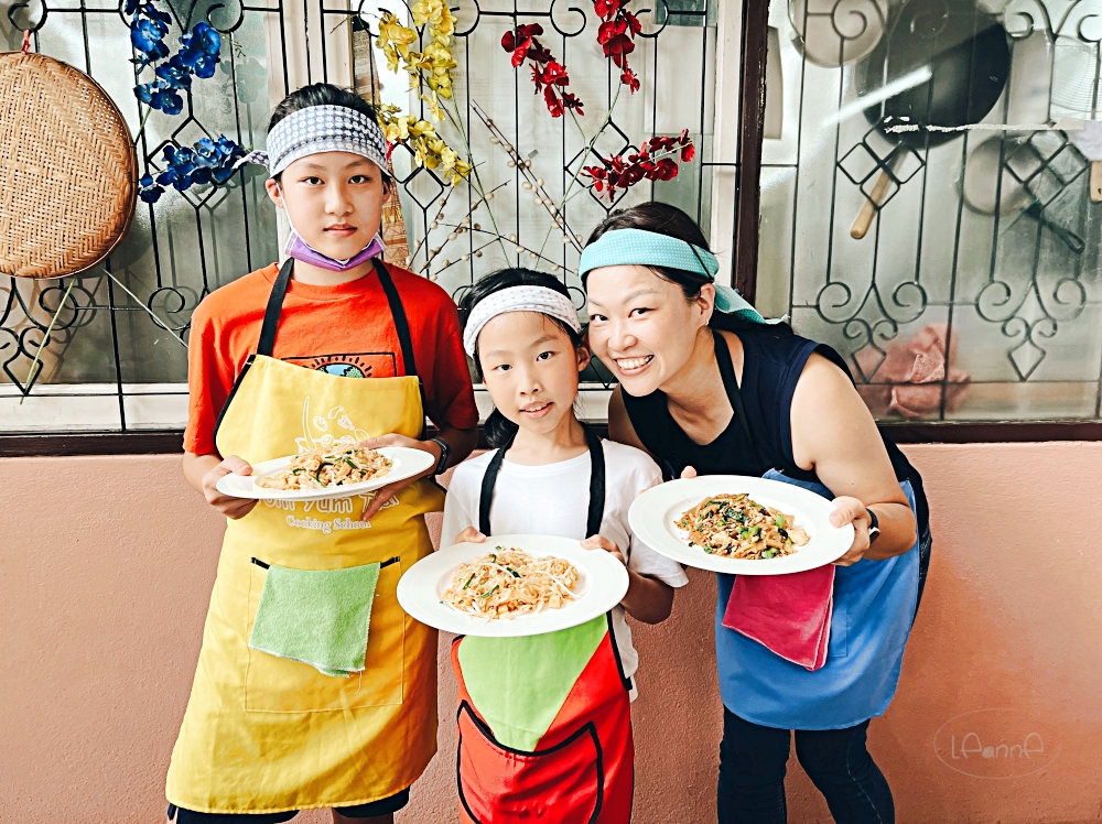 [泰國清邁親子行程]學做泰國菜 適合6歲以上小孩 一起學 好吃又好玩