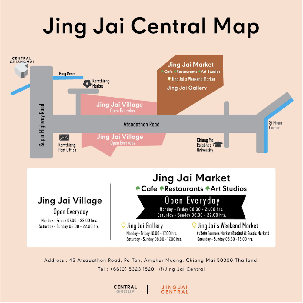 清邁JJ market map